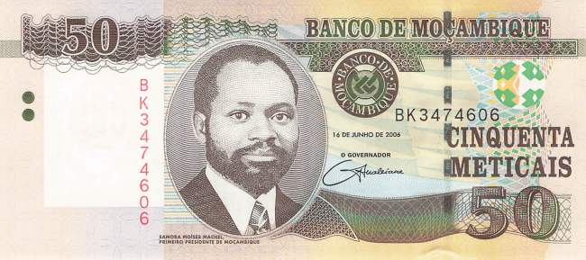 Mosambik p144 50 Meticais 2006